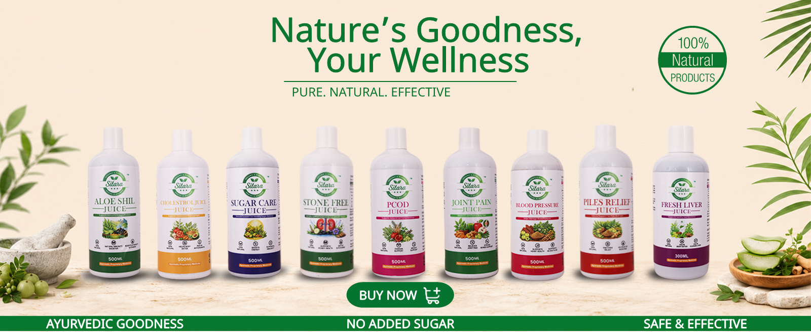 Sitara Organic Master Banner