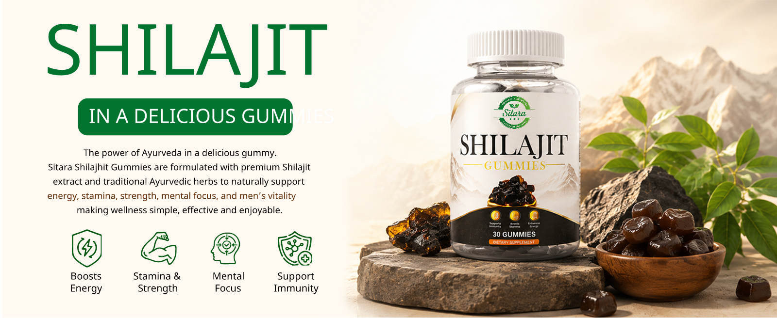 Sitara Shilajit Banner